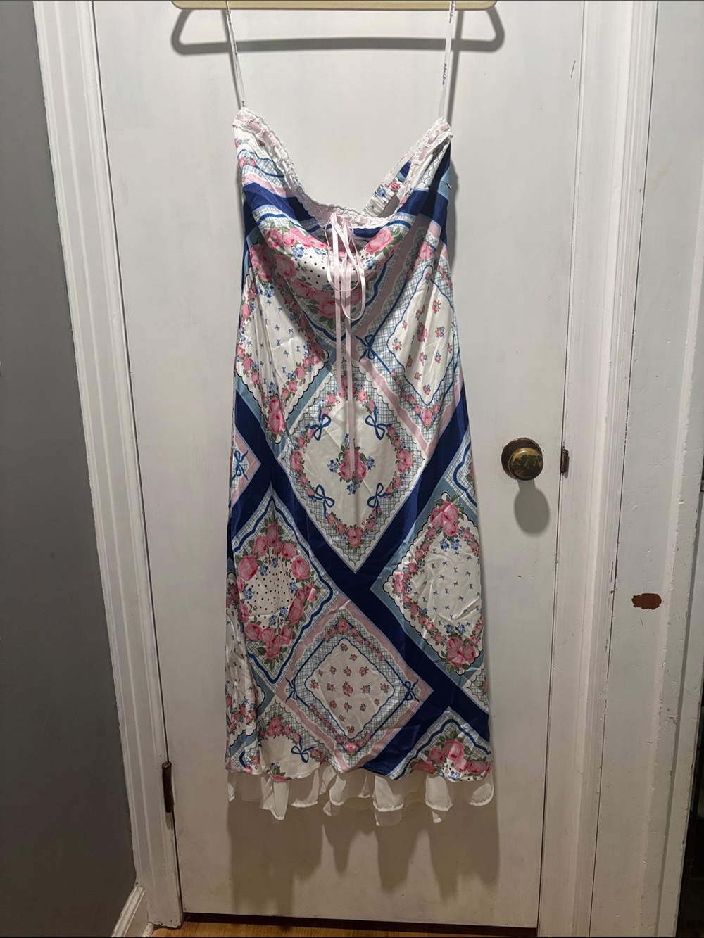 FOR LOVE & LEMONS Daisy Mae strapless slip floral midi dress - Picture 2 of 7